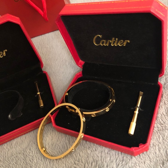 Cartier love bracelets (2) - Picture 4 of 8